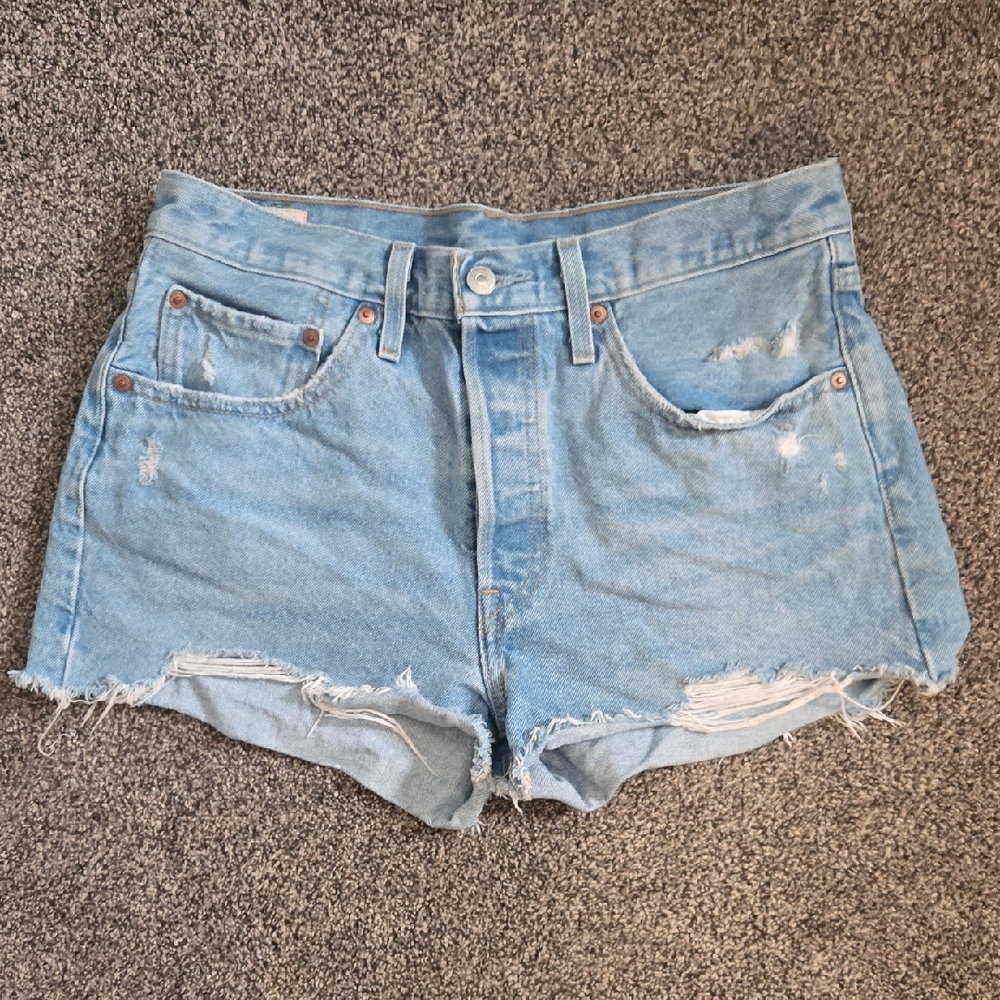 Levi's Denim Distressed Women Shorts